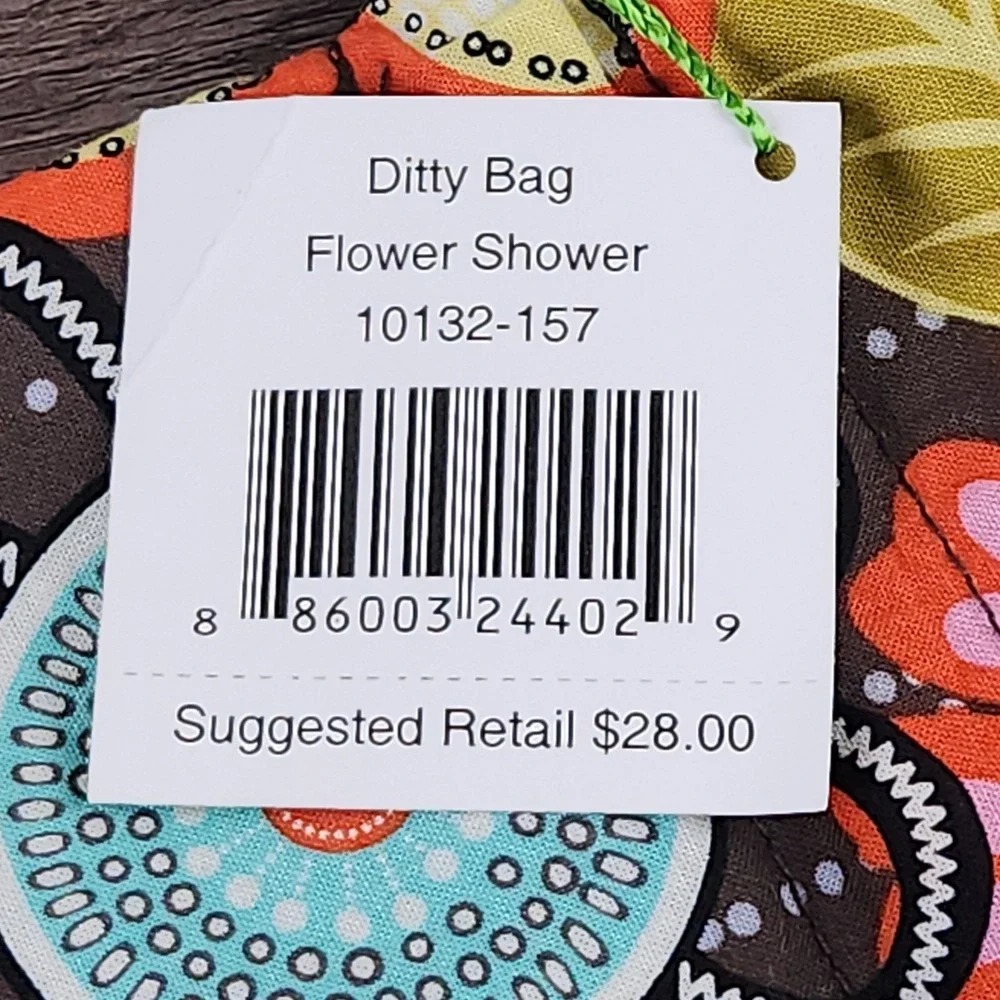 NWT Vera Bradley 3pc Travel Set Floral Nightingale Folkloric Flower Shower